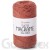 YarnArt twisted macrame 3mm lurex 785 cegła