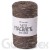 YarnArt twisted macrame 3mm lurex 769 czekoladowy