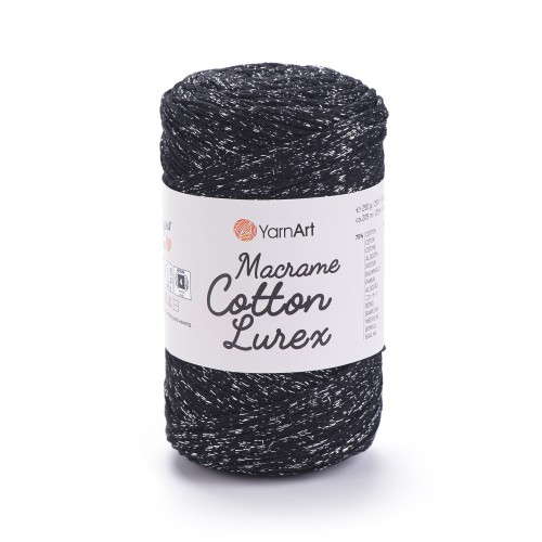 Sznurek YarnArt macrame cotton lurex 723