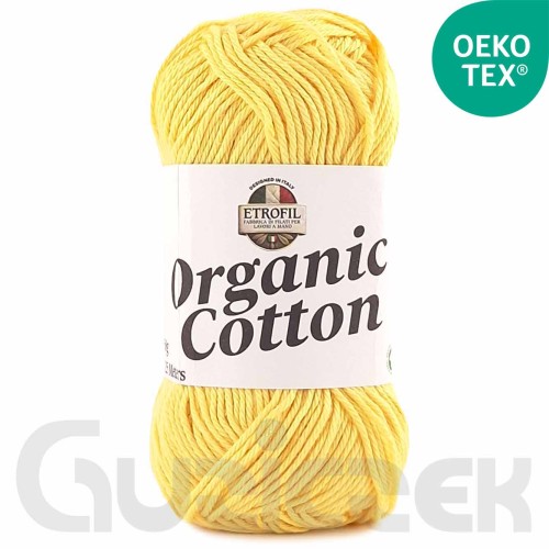 Włóczka Etrofil Organic Cotton 72294 cytrynowy