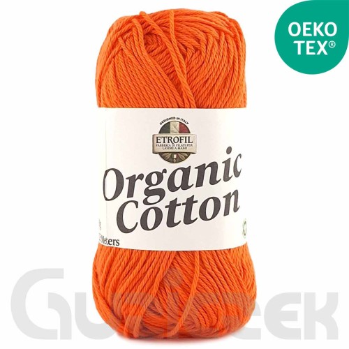 Włóczka Etrofil Organic Cotton 72290 pomarańczowy
