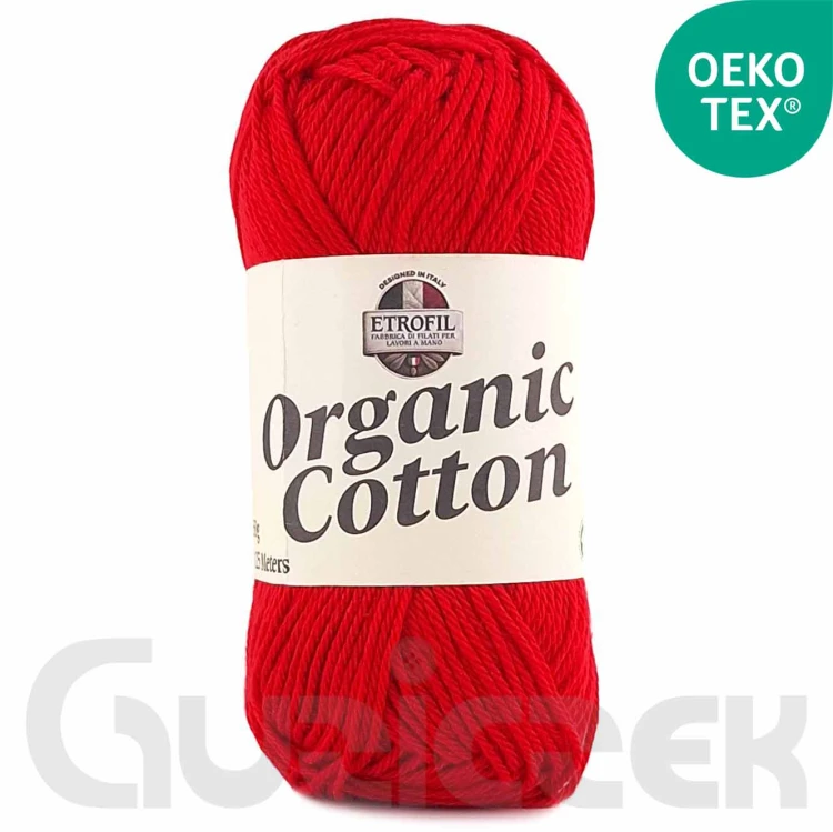 Włóczka Etrofil Organic Cotton 72288 czerwony