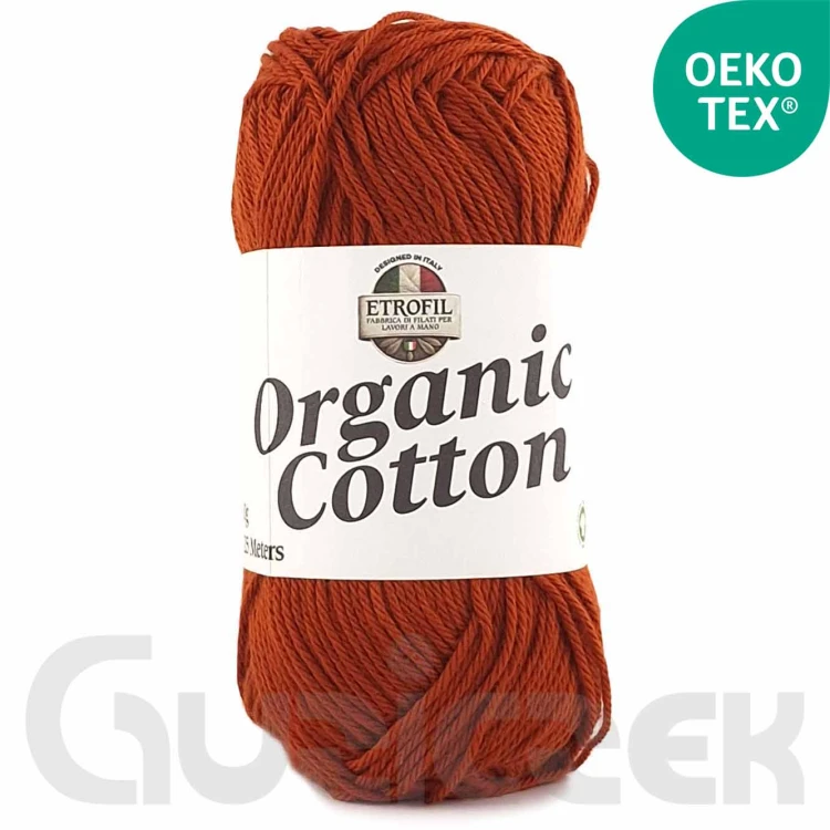 Włóczka Etrofil Organic Cotton 77228 kasztanowy