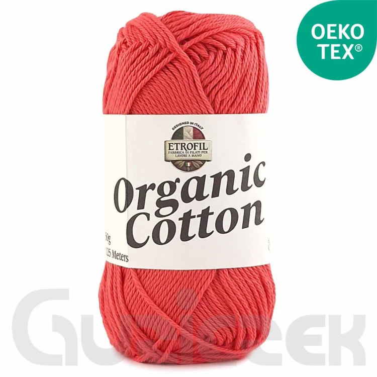 Włóczka Etrofil Organic Cotton 73436 koralowy