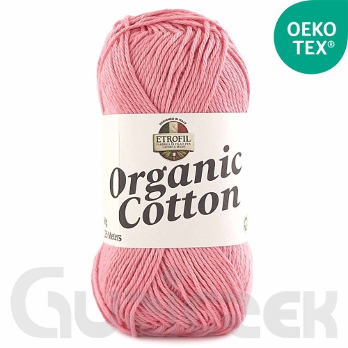 Włóczka Etrofil Organic Cotton 73435 ciepły różowy