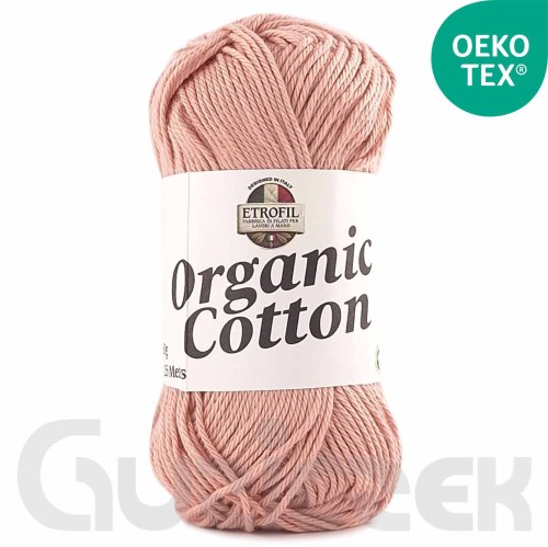 Włóczka Etrofil Organic Cotton 73434 brudny róż