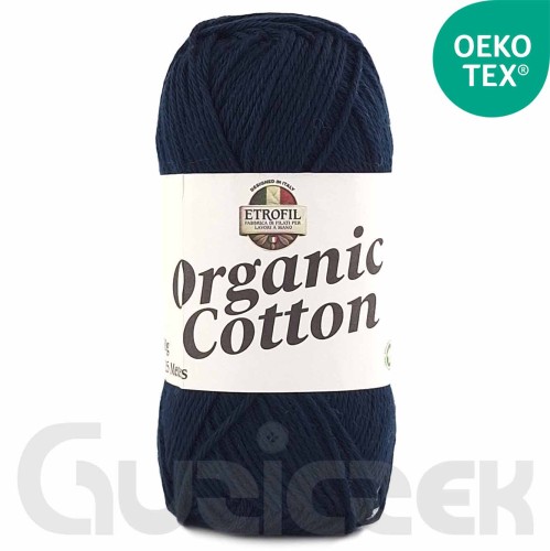 Włóczka Etrofil Organic Cotton 75432 granatowy