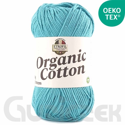 Włóczka Etrofil Organic Cotton 74380 jasny turkusowy