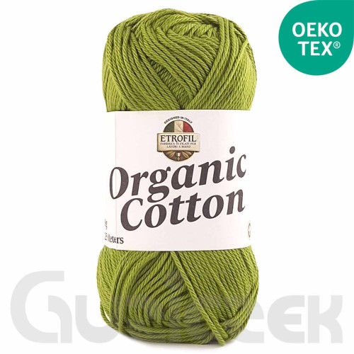 Włóczka Etrofil Organic Cotton 74386 oliwkowy