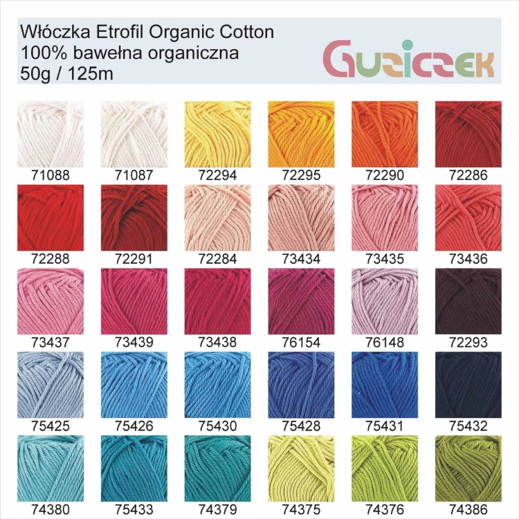 Wzornik Etrofil Organic Cotton
