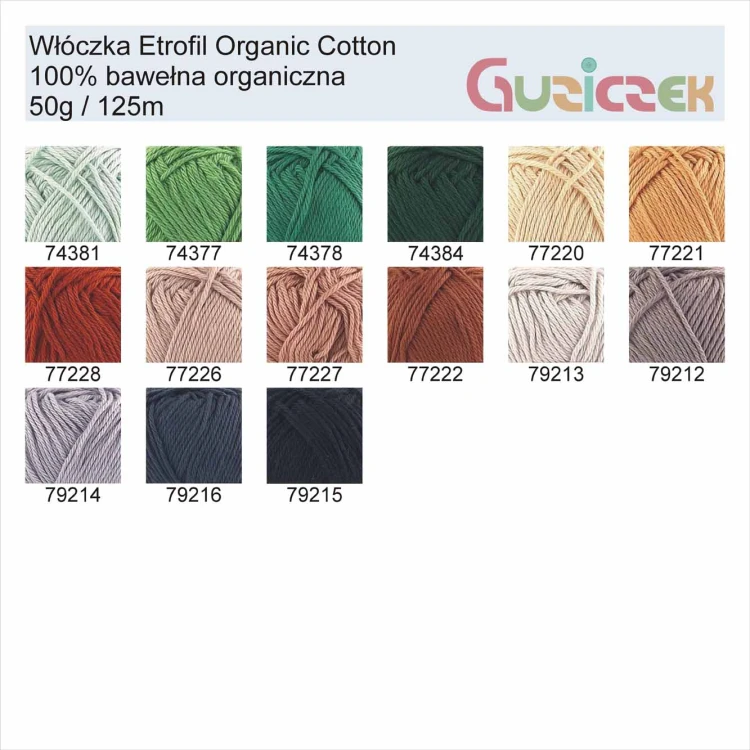 Wzornik Etrofil Organic Cotton