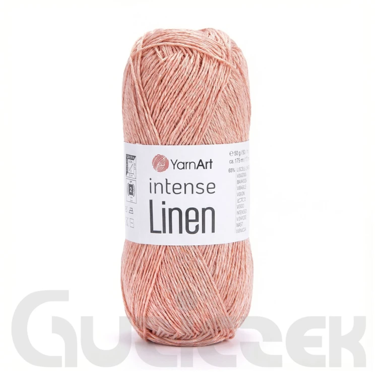Włóczka YarnArt Intense Linen 4105 brudna brzoskwinia