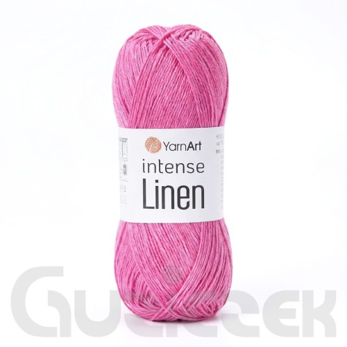 Włóczka YarnArt Intense Linen 4107 ciemny różowy