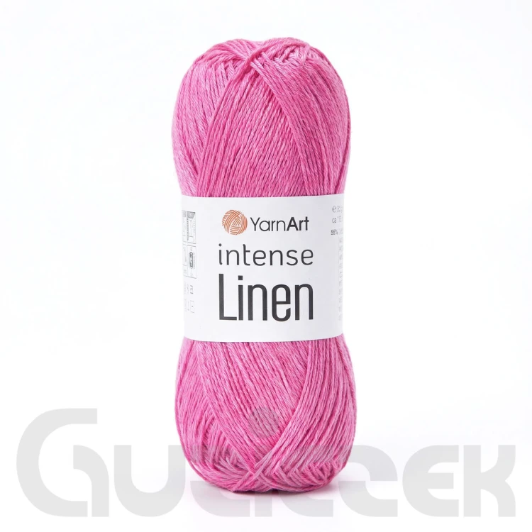 Włóczka YarnArt Intense Linen 4107 ciemny różowy
