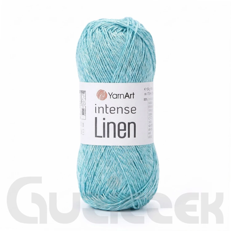 Włóczka YarnArt Intense Linen 4130 błękitny