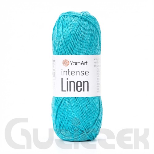 Włóczka YarnArt Intense Linen 4131 jasny turkus