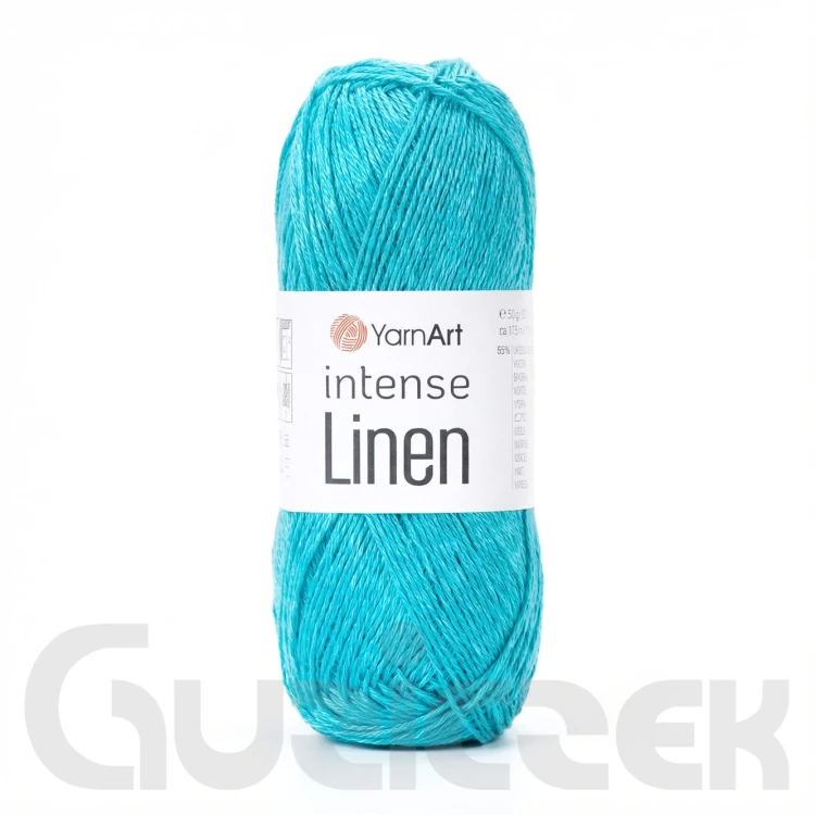Włóczka YarnArt Intense Linen 4131 jasny turkus