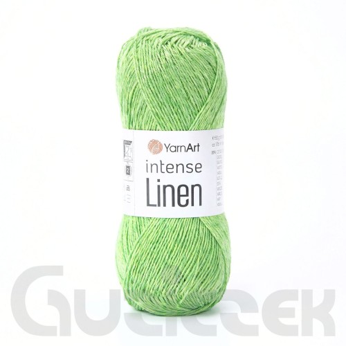 Włóczka YarnArt Intense Linen 4125 jasny zielony