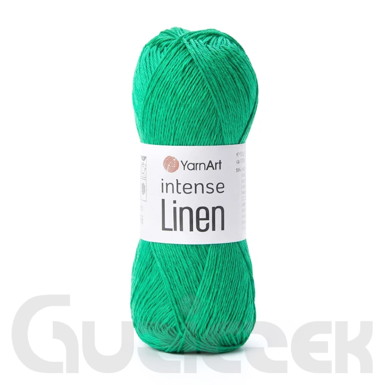 Włóczka YarnArt Intense Linen 4126 zielony