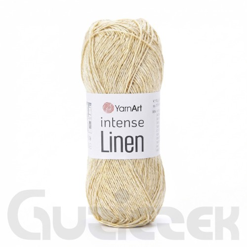Włóczka YarnArt Intense Linen 4102 słomkowy