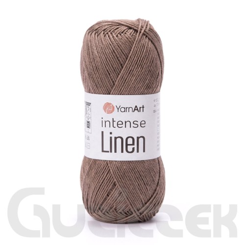 Włóczka YarnArt Intense Linen 4118 jasny brąz