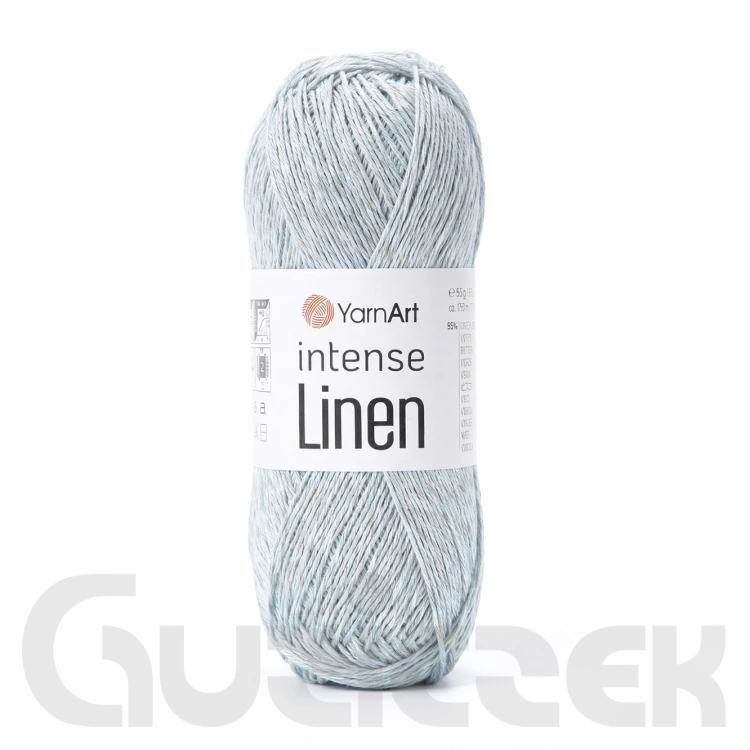 Włóczka YarnArt Intense Linen 4133 jasny szary