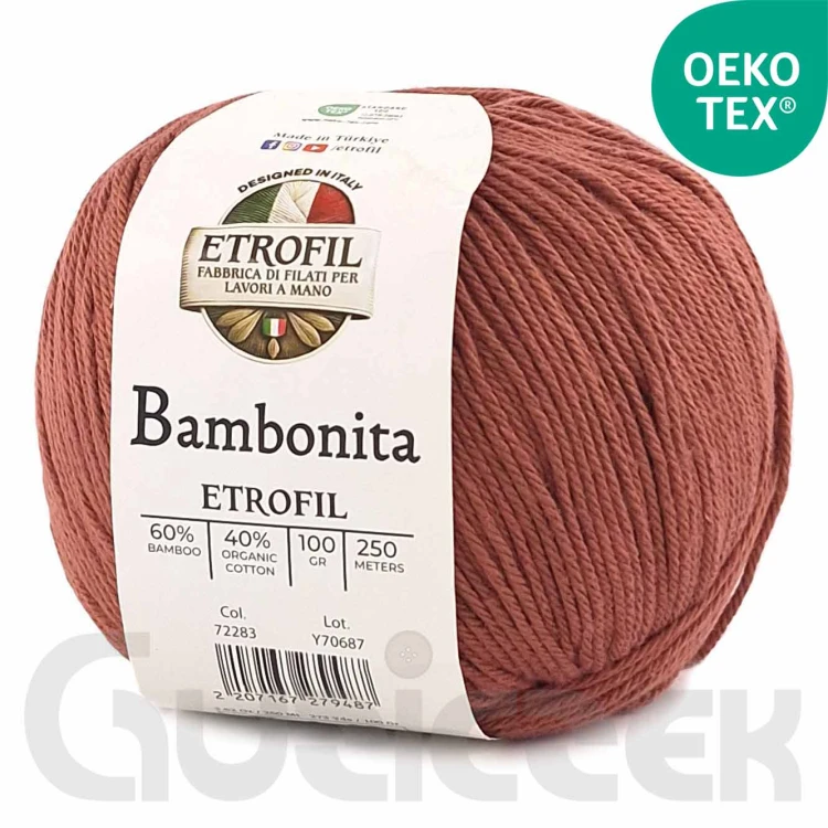 Włóczka Etrofil Bambonita 72283 blada cegła
