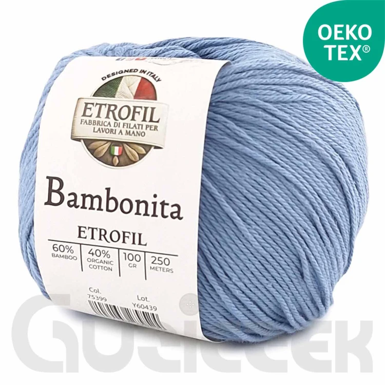 Włóczka Etrofil Bambonita 75399 niebieski