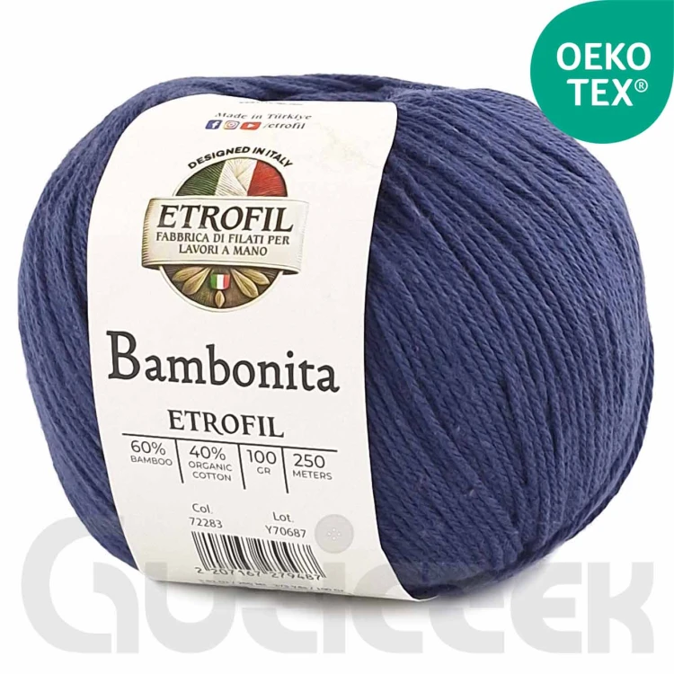 Włóczka Etrofil Bambonita 75400 atramentowy