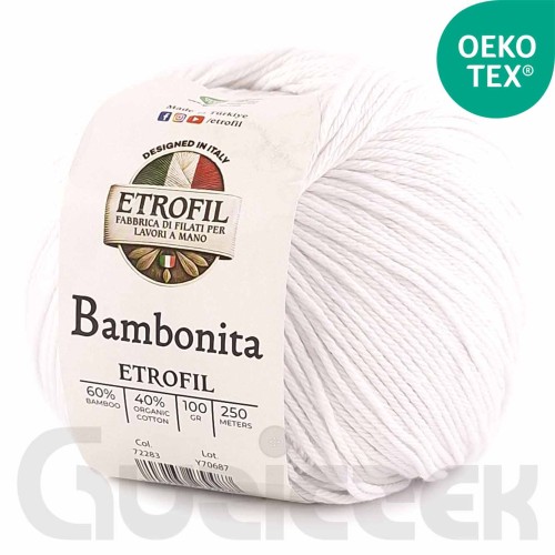 Włóczka Etrofil Bambonita 71086 biały