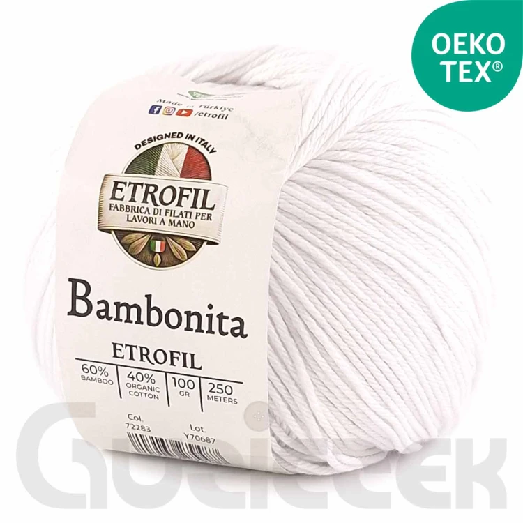 Włóczka Etrofil Bambonita 71086 biały
