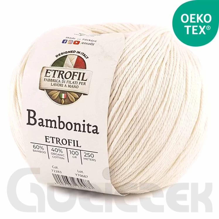 Włóczka Etrofil Bambonita 71077 ecru
