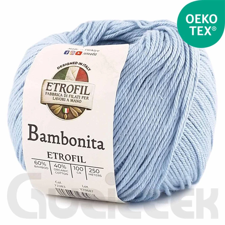 Włóczka Etrofil Bambonita 75337 błękitny