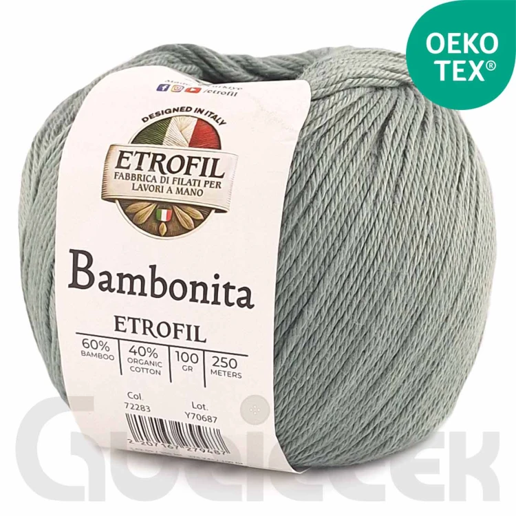 Włóczka Etrofil Bambonita 74343 szałwiowy