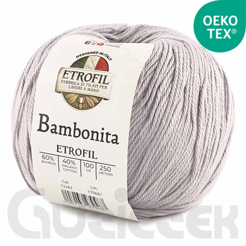 Włóczka Etrofil Bambonita 79198 popielaty