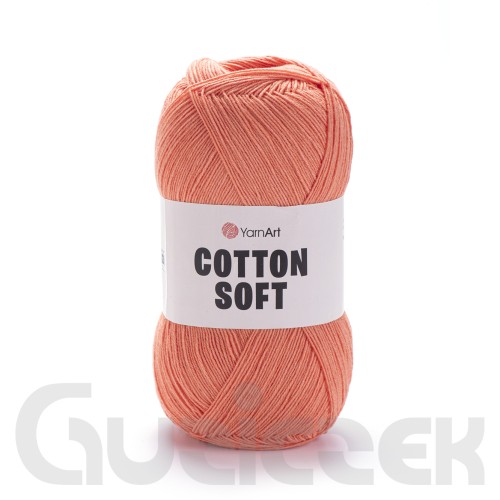 Włóczka YarnArt Cotton soft 23 morelowy