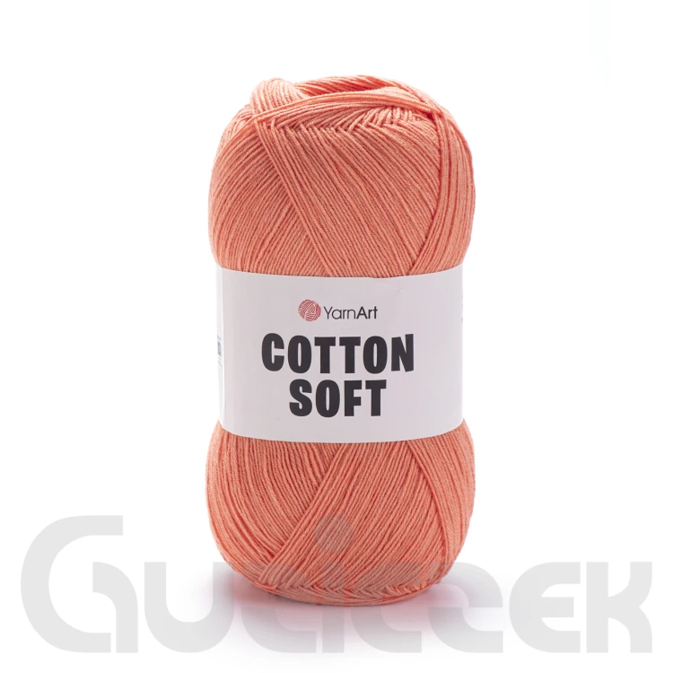 Włóczka YarnArt Cotton soft 23 morelowy