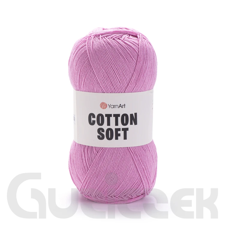 Włóczka YarnArt Cotton soft 20 ciemny różowy