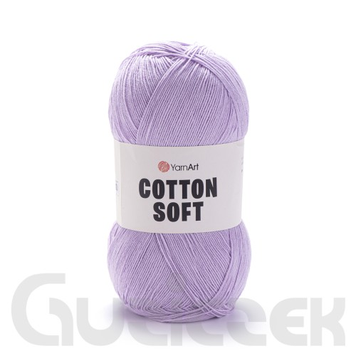 Włóczka YarnArt Cotton soft 19 lawendowy