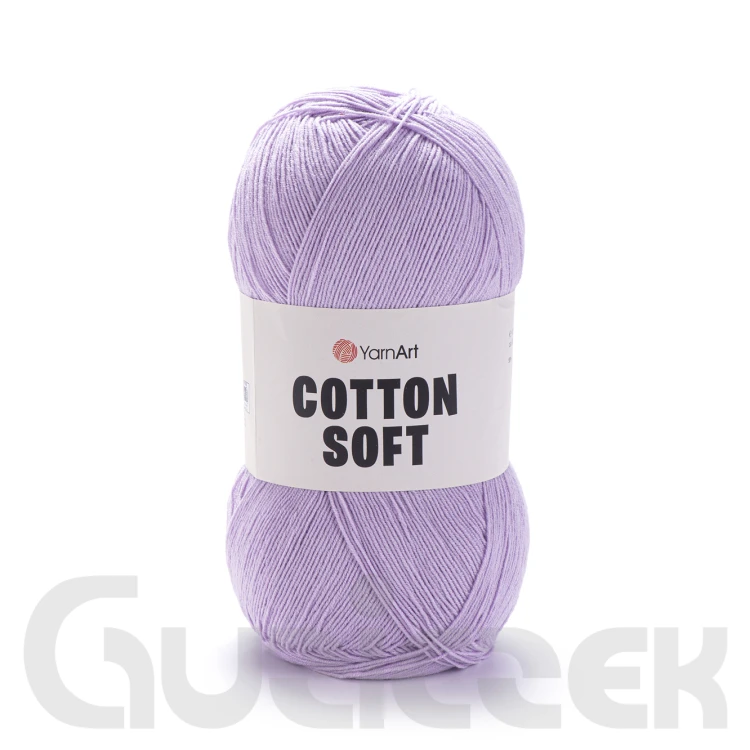 Włóczka YarnArt Cotton soft 19 lawendowy