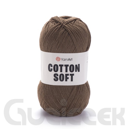 Włóczka YarnArt Cotton soft 40 orzechowy