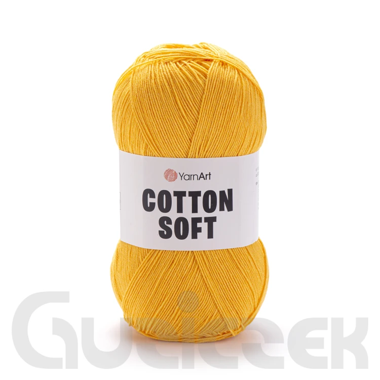 Włóczka YarnArt Cotton soft 35 żółty