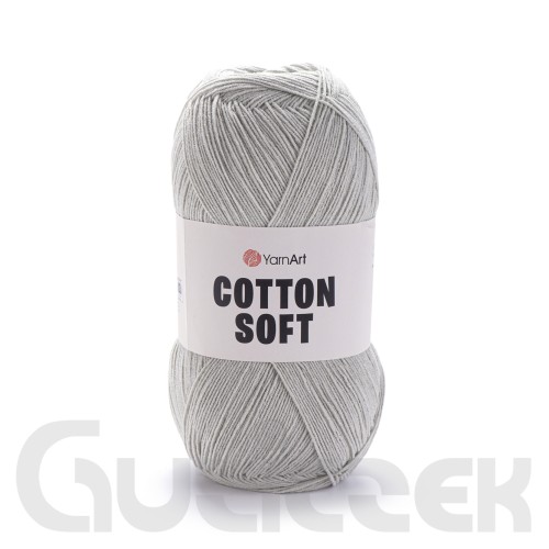 Włóczka YarnArt Cotton soft 49 jasny szary