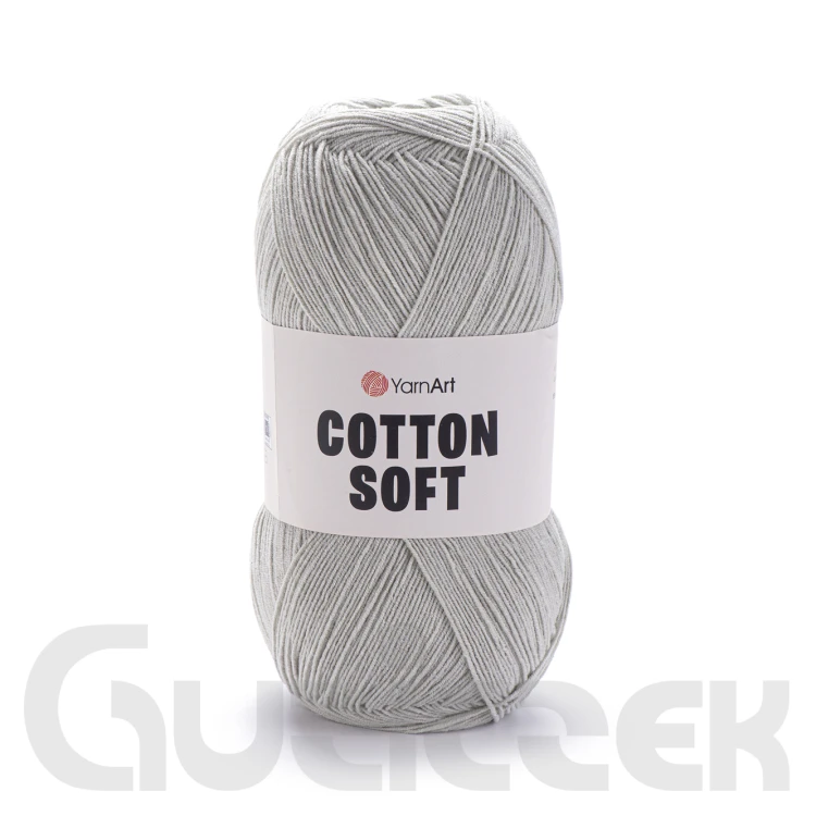 Włóczka YarnArt Cotton soft 49 jasny szary
