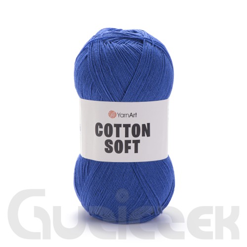 Włóczka YarnArt Cotton soft 47 chabrowy
