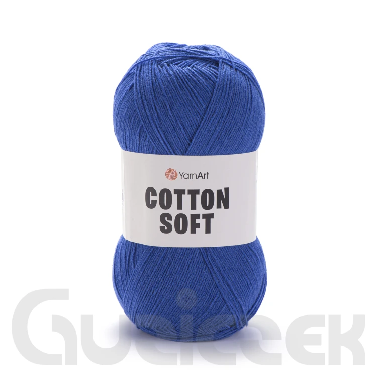 Włóczka YarnArt Cotton soft 47 chabrowy