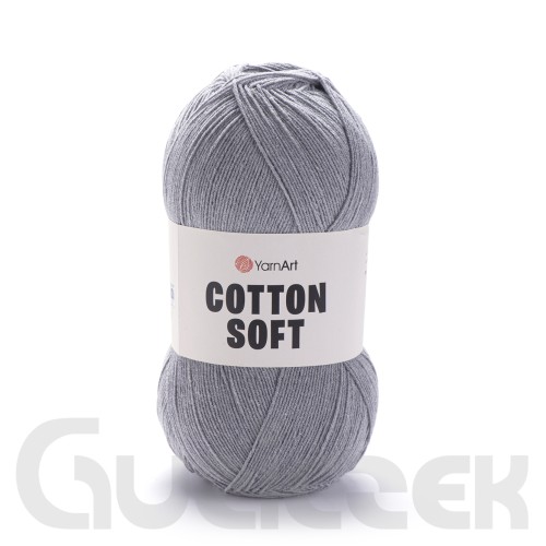 Włóczka YarnArt Cotton soft 46 szary