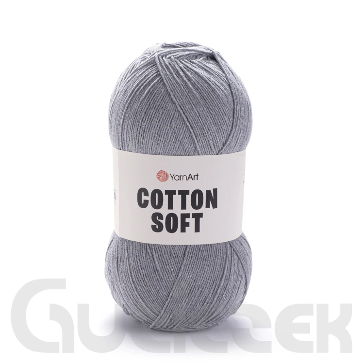 Włóczka YarnArt Cotton soft 46 szary