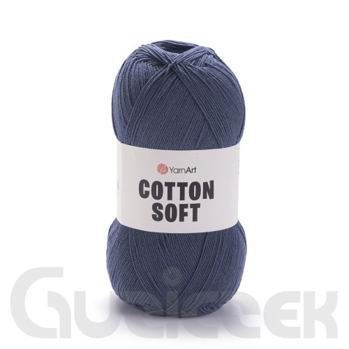 Włóczka YarnArt Cotton soft 45 ciemny dżinsowy