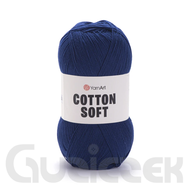 Włóczka YarnArt Cotton soft 54 granatowy